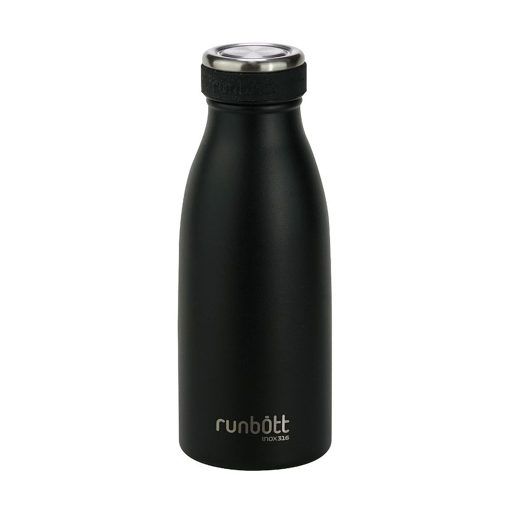 BOTELLA TERMICA RUNBOTT CITY 350ML NEGRO