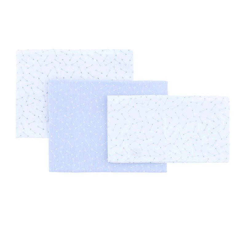 SABANA CUNA 70 3PCS 120X180 BE ZOE CELESTE