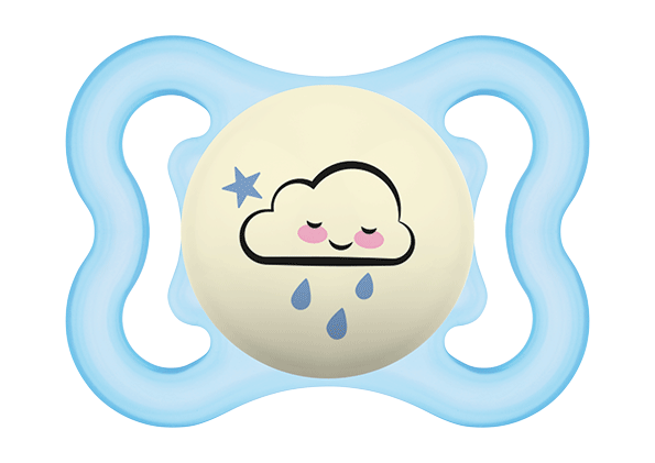 Chupete Supreme Night 2-6 Silicona - Azul