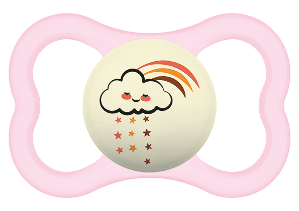 Chupete Supreme Night 6+ Silicona  - Rosa