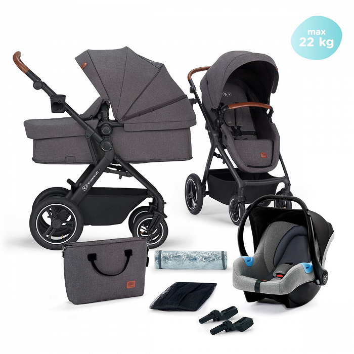 TRIO BTOUR GRIS OSCURO