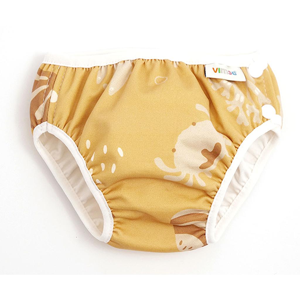 BAÑADOR PAÑAL WHALE MOSTAZA T.S