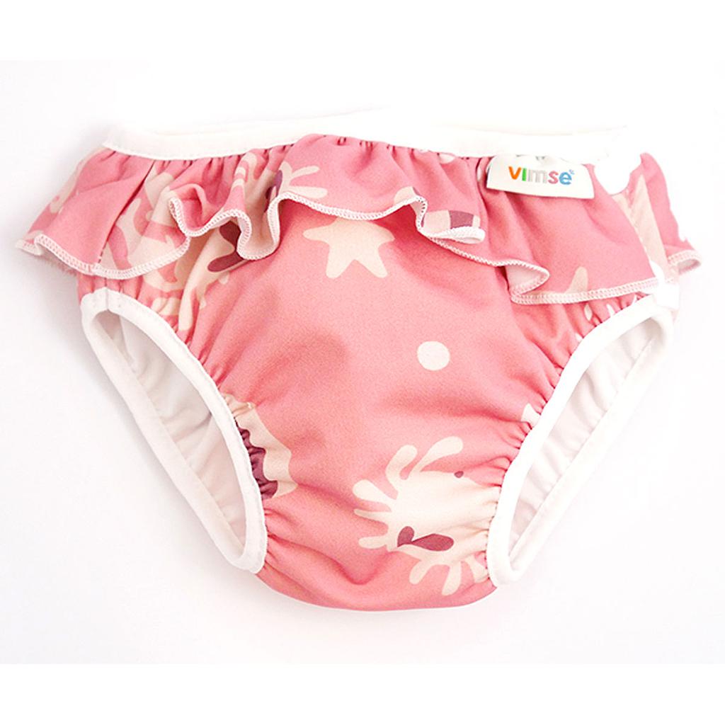 BAÑADOR PAÑAL WHALE ROSA T.S