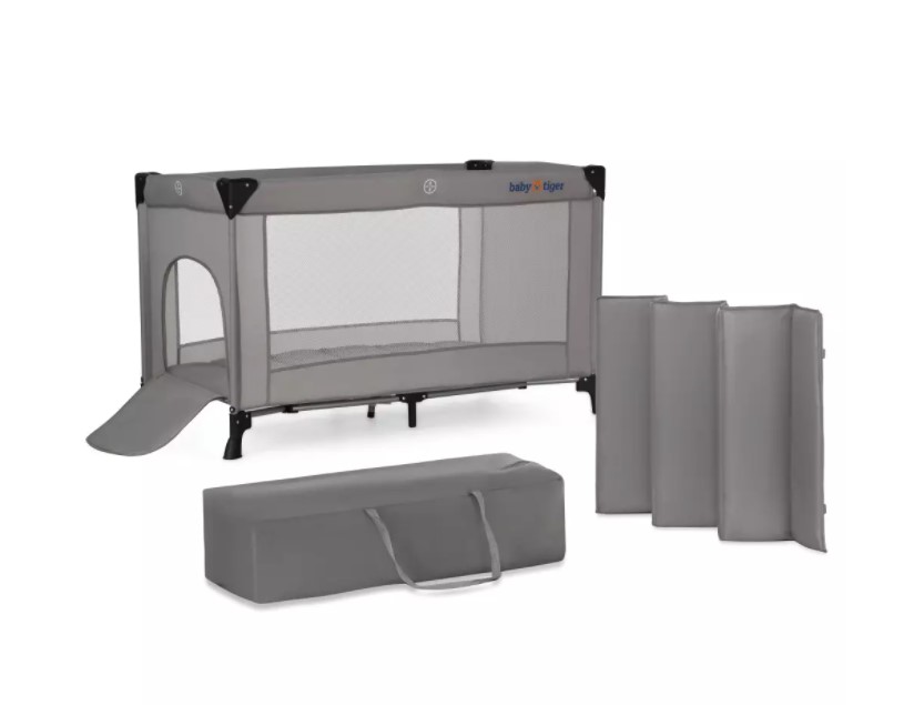 CUNA DE VIAJE VIKI GRIS