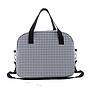 BOLSO MATERNAL PROME VICHY NEGRO 18X41X31 CM