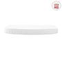 COLCHON DE CAPAZO OVALADO premium LISO 35.5X79.5X2.5CM BLANCO