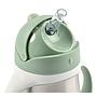 TAZA INOX 250ML C/CAÑITA C/ASAS VERDE SAGE