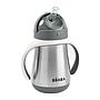 TAZA INOX 250ML C/CAÑITA C/ASAS GRIS MINERAL