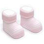 CALCETINES BEBE LISTADO ROSA T.17-18