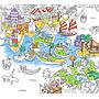 OMY POSTER XL OMY ATLAS PARA COLOREAR