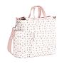 BOLSO MATERNAL PACK AURA BEIGE/FLORES