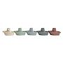 PACK 5 BARCOS BAÑO SOLID ORIGINAL 6X11X5CM