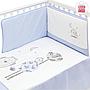 COLCHA+PROTECTOR IV/ CUNA 60 GUFO CELEST