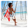 TOALLA DOCK&BAY CABANA WAIKIKI CORAL XL 200X90
