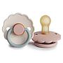 Pack 2 Chupetes FRIGG Block Latex DAISY 0m+ Blush/Cotton Candy