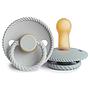 Pack 2 Chupetes FRIGG Block Latex ROPE 6m+ F.Gray/S.Gray