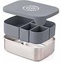 CAJA LUNCH ACERO INOX ECO RASCALS GRIS