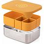 CAJA LUNCH ACERO INOX ECO RASCALS MOSTAZA