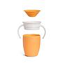 MUNCHKIN Miracle 360º - Taza antigoteo  con asas 200ml naranja