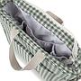 BOLSO MATERNAL PACK VICHY VERDE