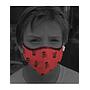 MASCARILLA FULI SKULL ROJO T.M