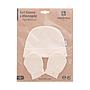 JUEGO DE GORRO Y MANOPLAS LISO BEIG IVORY