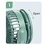 MOMCOZY MINI VENTILADOR PORT.USB-VIAJE PF002 UNICO VERDE