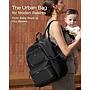 MOMCOZY MOCHILA MATERNAL TODO EN 1 LG011 UNICO NEGRO