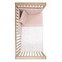 COLCHA+PROTECTOR CUNA 60 60X120X3CM CALMA ROSA