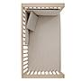 COLCHA+PROTECTOR CUNA 60 60X120X3CM DERBY BEIGE