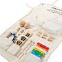 SET DE 8 INSTRUMENTOS+ORGANIZADOR MONTESSORI