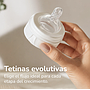 PACK BEBEDUE NEWBORN - 2 BIBERONES 160ML+2 BIBERONES 260ML+2 TETINAS FLUJO RAPIDO