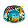 PLATO CON VENTOSA STICK&SNACK SILICONA SURTIDO