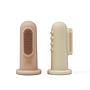 PACK 2 CEPILLOS DE DEDO SOLID SHIFTING SAND/BLUSH