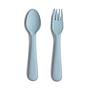 PACK TENEDOR Y CUCHARA SOLID POWDER BLUE