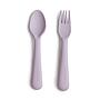 PACK TENEDOR Y CUCHARA SOLID SOFT LILAC