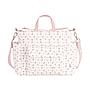 BOLSO MATERNAL PACK AURA BEIGE/FLORES