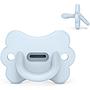 CHUPETE TODOSILICONA FIS. 0-6M BUTTERFLY AZUL SOFT