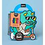 OMY LIBRO CON PINTURAS Y PEGATINAS DINOS