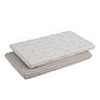 SABANA BAJERA CAMITA PACK 2 UNDS ABETE BEIG
