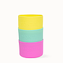 PACK BASES DE SILICONA PASTEL 3 un.