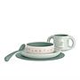 VAJILLA INFANTIL 5 PCS WONDERLAND'26 VERDE +6M