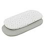 SABANA BAJERA CAPAZO PACK 2 UD. 35x80x7 CM CALMA VERDE