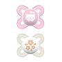 MAM CHUPETE START 0+ SILIC 2 UNDS ROSA