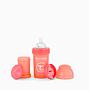 TWISTSHAKE BIBERON 180ML PASTEL CORAL