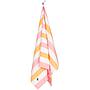 TOALLA DOCK&BAY SUMMER  PINK&ORANGE XL 200X90