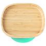 PLATO BAMBOO TODDLER SIN SECCIONES VERDE ECO RASCALS