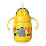 VASO DE APRENDIZAJE CON CAÑA 300ML AMARILLO