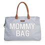 BOLSO MOMMY BAG GRANDE GRIS/CRUDO