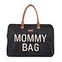 BOLSO MOMMY BAG GRANDE NEGRO/DORADO